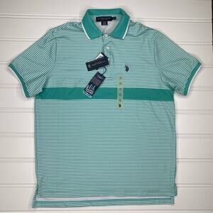 U.S. Polo Assn Polo Shirt Blue Label / Men’s Sz L / Mint Green